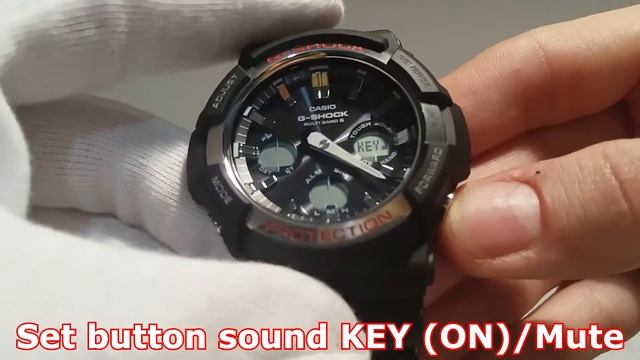 Setting Casio G-Shock GAW-100 manual 5444 смотреть онлайн