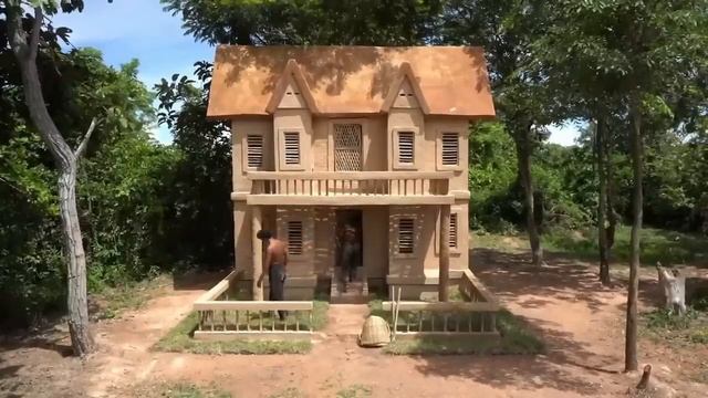 100 дней и прекрасный каменный дом с бассейном готов!!! смотреть онлайн