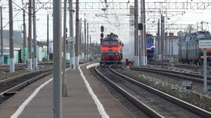 Ст. Вязьма, смена локомотива ч.2