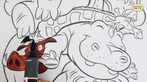The Lion King Coloring Pages book DISNEY Lion King Coloring Games Lion King SPEED DRAWING for kids