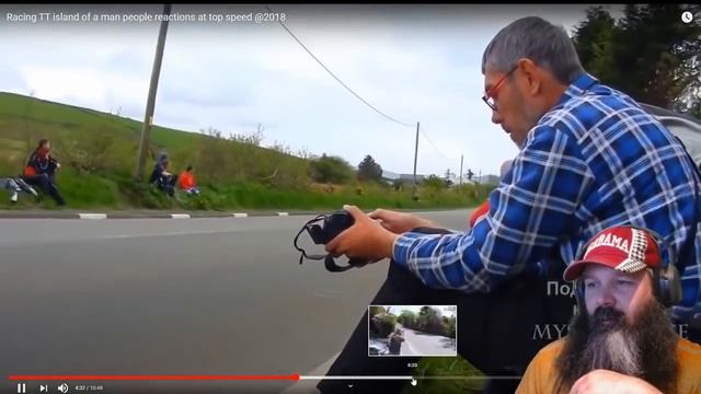 American Reacts to Isle of Man TT Fan Reaction