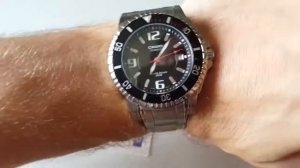 Дайверские часы с вращающимся безелем CASIO MTD 1053D 1AVEF. Diver's watch with bezel