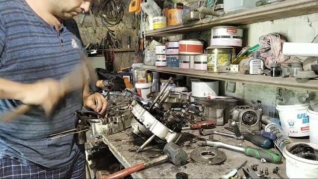 Разбираю двигатель Дельта