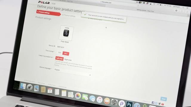 Polar M430 - Débuter sur ordinateur