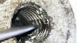 Газель в блоке восстанавливаем резьбу после ремонтной шпильки под родную