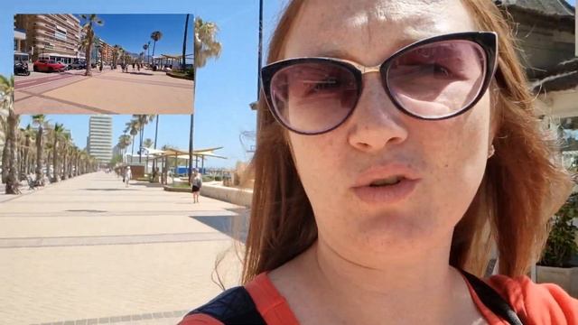 Влог: Моя жизнь в городе Фуэнхирола (Испания). Прогулка по набережной (часть 1) смотреть онлайн