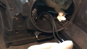 замена лампы GLK W204