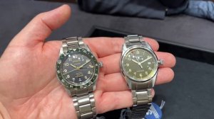 LONGINES Spirit Zulu Time (anthracite green) vs LONGINES Spirit (green)