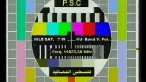Глюки во время профилактики на неизвестном канале (запись с кассеты)