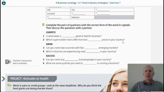 Food industry strategies – Business Partner B1+ Lesson 4.1 - Part B #businesspartner #xinkensina