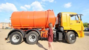 КамаЗ 65116 Ассенизатор 13 КУБОВ "РеалАвто"