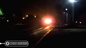 Russian Vs Indian Railways: full speed night view