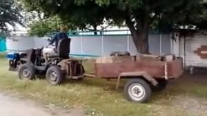 МОЙ САМОДЕЛЬНЫЙ МИНИТРАКТОР