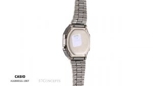 Casio VINTAGE A168WEGG-1BEF Maxi All Grey • Zegarek unisex