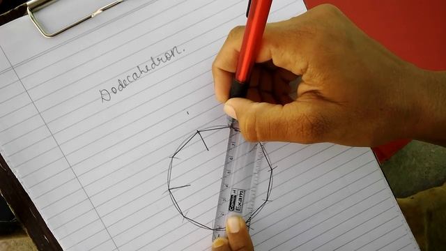 How to Draw a Dodecahedron very easily?| Best way | Easy trick | #PracticalMaths| Solid Geometry | смотреть онлайн