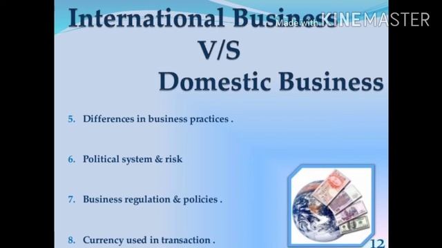 Class-XI Business studies (INTERNATIONAL BUSINESS) смотреть онлайн