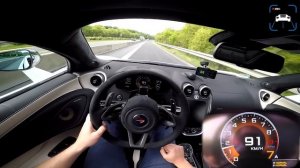 McLaren 570 GT 720HP AUTOBAHN POV 324 km/h PP Performance by AutoTopNL