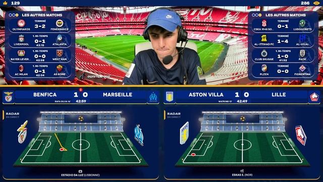 🔴BENFICA - OM / ASTON VILLA - LILLE | Quarts de finale Europa Conference League | Direct Live Strea смотреть онлайн