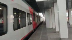 Отправление поезда 733 ласточка Москва-Нижний Новгород с Восточного вокзала