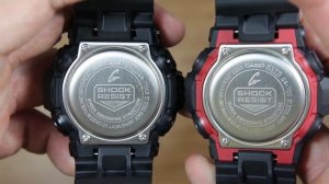CASIO G-SHOCK GA-710GB-1A VS G-SHOCK GA-700-1A