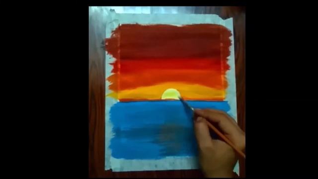 Childhood Happiness painting with Poster Color | Tutorial with easy steps