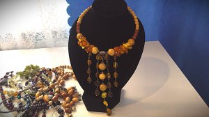 УКРАШЕНИЯ ИЗ НАТУРАЛЬНЫХ КАМНЕЙ. ЯНТАРЬ. ТЕРАГЕРЦ. ТУРМАЛИН