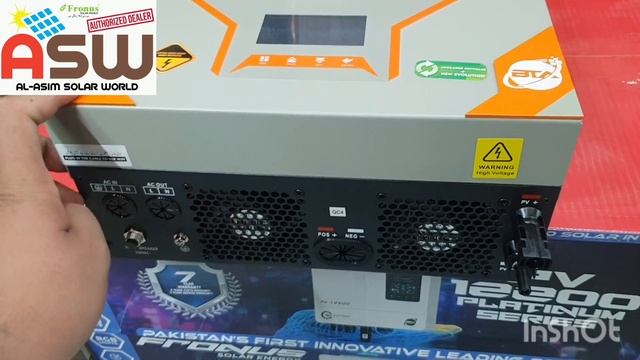 Fronus Infineon Plus PV4000 2023 New Model (3.6KW) Solar Hybrid Inverter ...Review ..Available Now