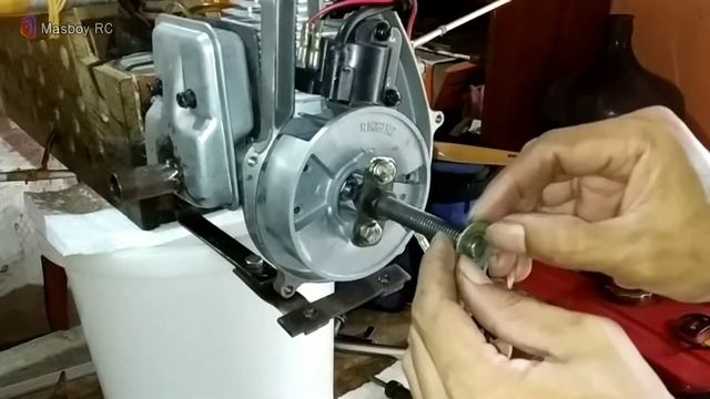 DIY propeller adapter for gasoline engine