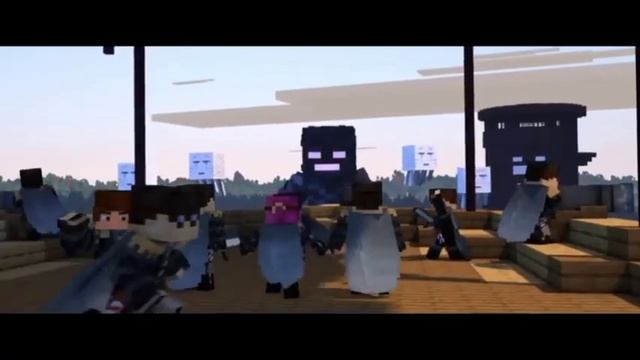 Песня "Back into darkness - Blacklite District" на русском | Minecraft Music Video In Russian смотреть онлайн