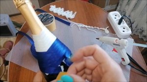 Свадебные бутылки!!!  Декор шампанского на свадьбу!!! DIY / Wedding. Groom