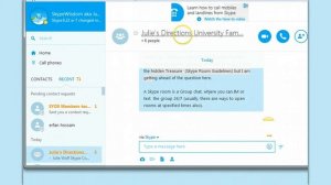 Skype Room Save to Contacts - a  Groupchat Members Lesson