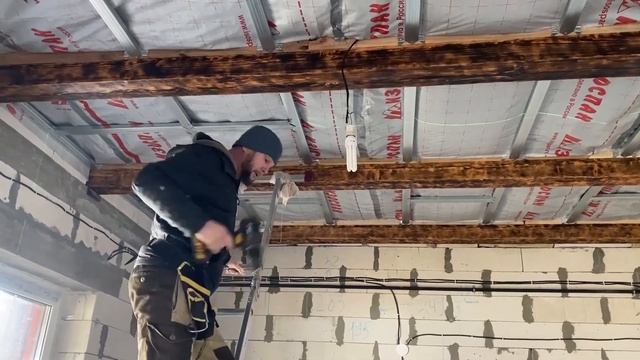 Монтаж и обустройство потолков в частном доме смотреть онлайн