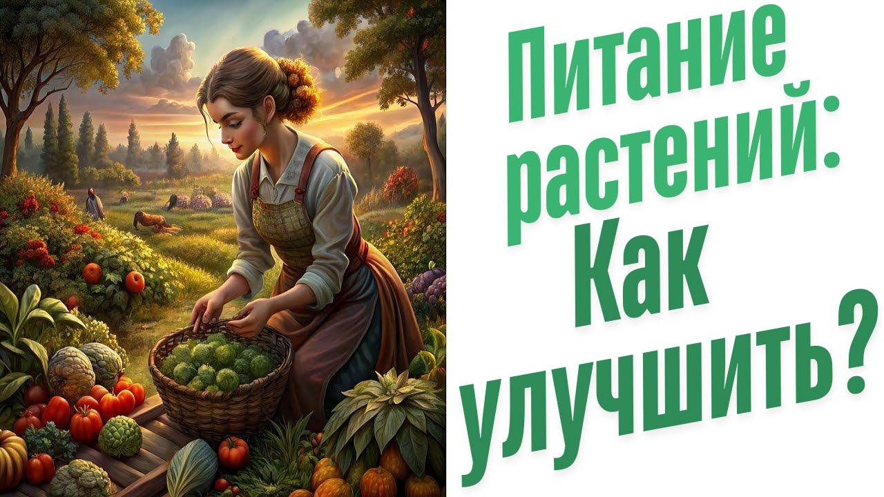 Улучшение питания растений.
