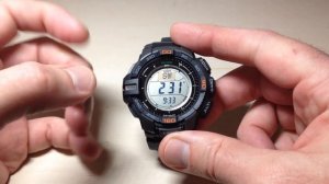 Casio Pro Trek (PRG-270):  Basics of using Compass