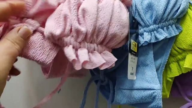 Трендовые купальники без бретелек жатка шторки с двумя плавками Sisianna 202101 купить в Харькове