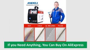 ANDELI TIG-250PL Aluminum TIG welding machine AC DC Pulse Cold