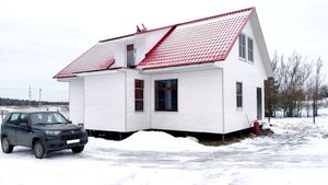 Обзор Продажа Новый Зимний Дом с баней готовый ПМЖ Борис-Глеб Клин Подмосковье АэНБИ ру недвижимость