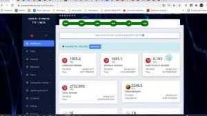TRONTHUNDER Пассивный доход без приглашений  За первые сутки заработано 1486 TRON или 9107 руб