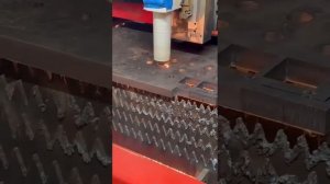 Режем сталь 30 мм на лазере 30кВт/ ГК МТР ОСА/Завод МТР