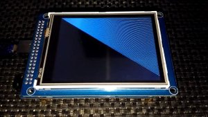 ILI9341 320x240 TFT Touch Display 16-bit Parallel (8080) Mode Demo with ATMega2560