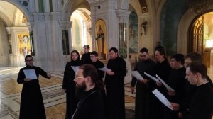 Тропарь, кондак, величание св.новомученикам и исповедникам Российским, хор СтДС.