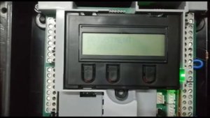 Настройка блока управления ворот AL-120 от МВА - CS 310 приводов MFZ с экраном при первом включении