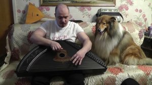 Раз кукушка куковала Песня под Гусли слушает Колли / Гусляр Андрей Андреев