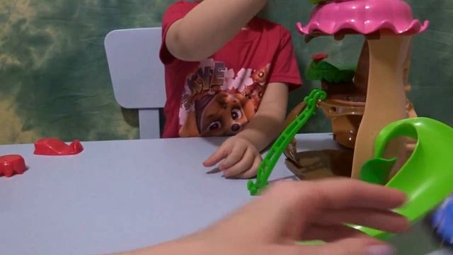 Марусины ИГРУШКИ ДОМИК ХЕЛЛО КИТТИ БАШМАК для котят TOYS  mother and daughter playing with toys