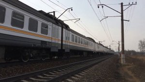 Электропоезд ЭД4М-0486 в Рассудово!