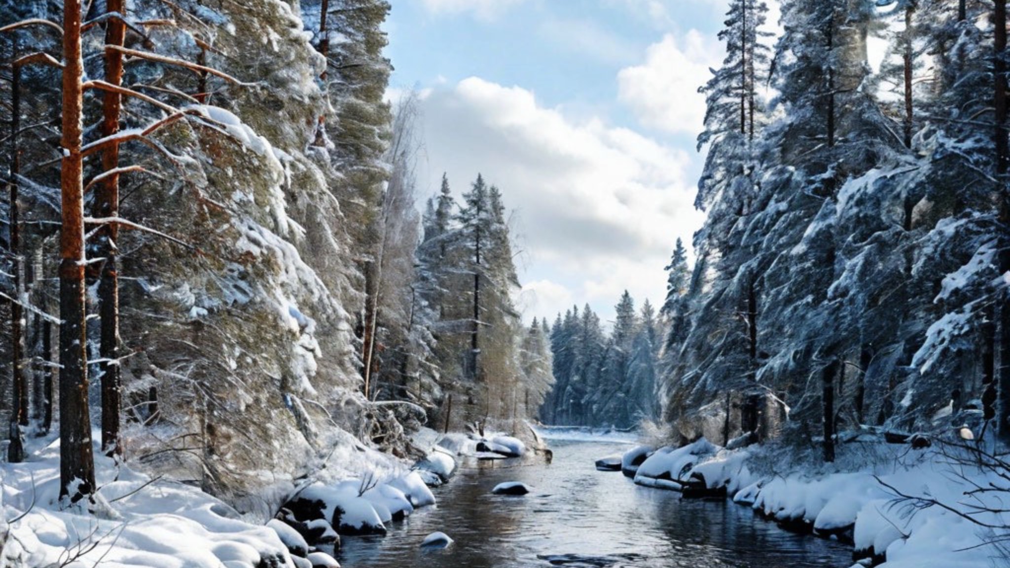 «Северная красота: Путешествие в зимнюю Карелию» смотреть онлайн