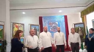 Осетия, (Героическе песни) на выставке картин