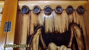 Резьба по дереву нарды ручной работы