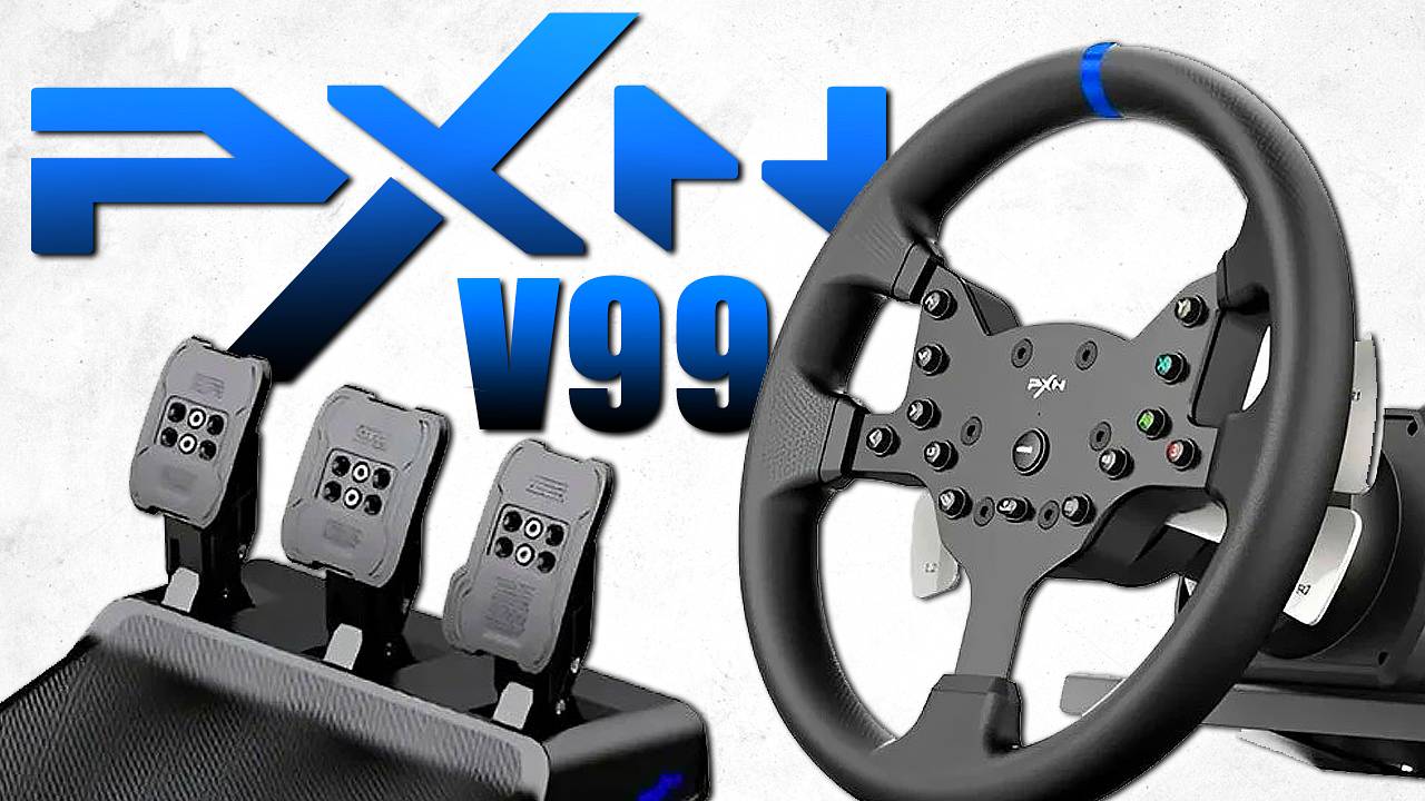 PXN V99 — 30 СМ, 3 ПЕДАЛИ И КОРОБКА ПЕРЕДАЧ — ЛУЧШИЙ БЮДЖЕТНЫЙ ИГРОВОЙ РУЛЬ?