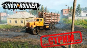 SnowRunner ПРОХОЖДЕНИЯ КАРТЫ БОЛОТА - СТРИМ #snowrunner